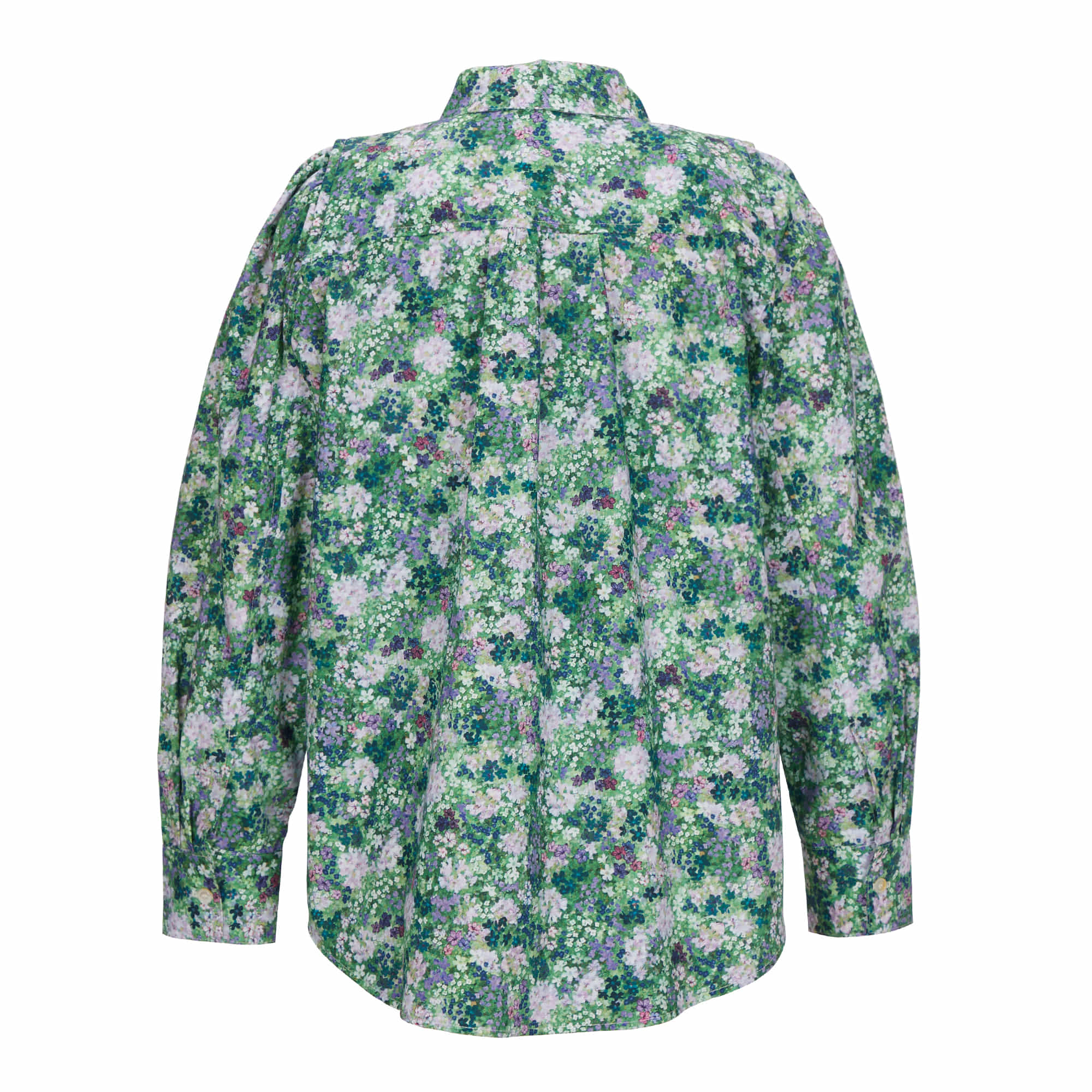 [아울렛] Humming double shoulder shirt (허밍 더블 숄더 셔츠) Floral