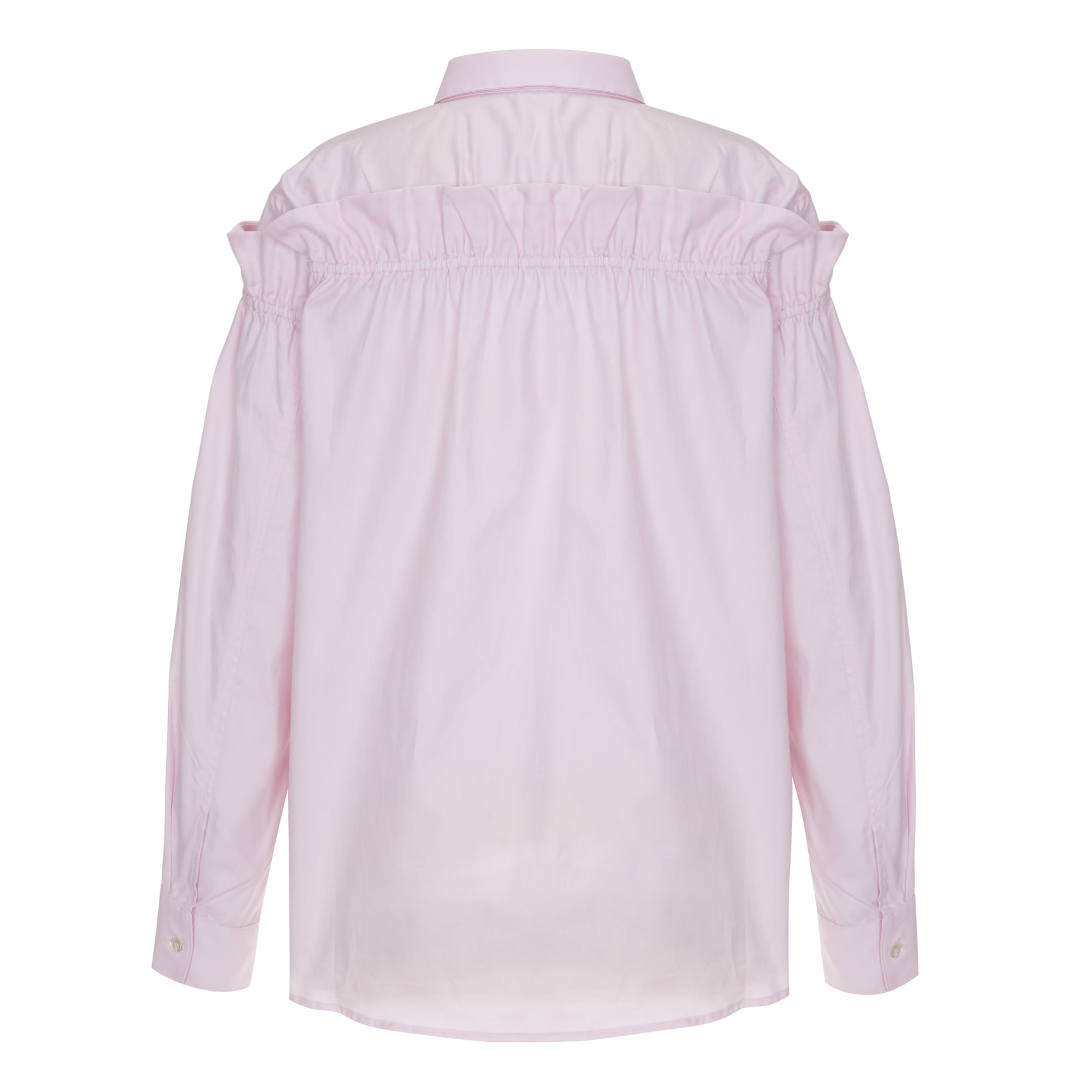 [아울렛] Humming Upper Pleats Shirt (허밍 어퍼 플리츠 셔츠) Pink