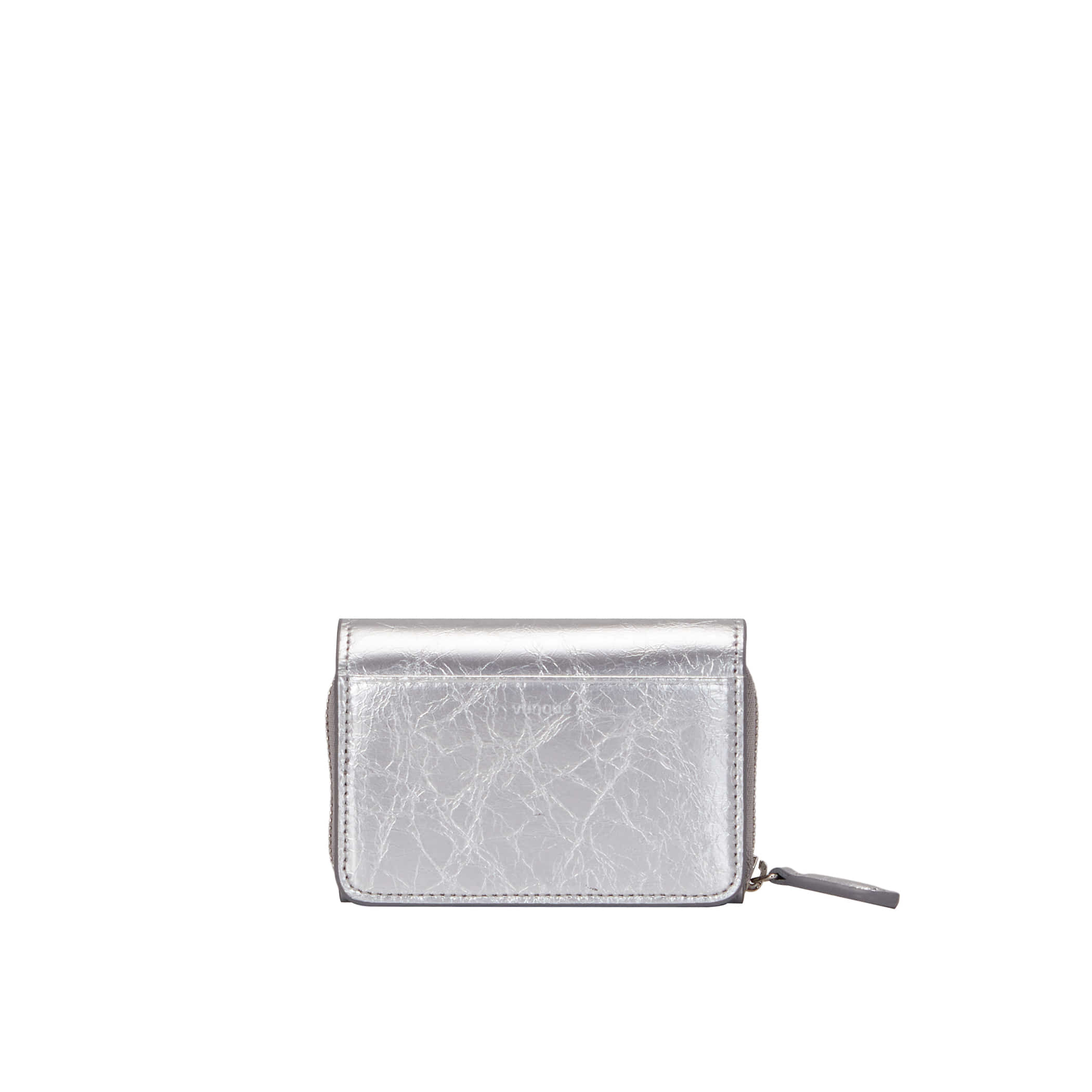 [아울렛] Perfec Essence Zipper Card Wallet (퍼펙 에센스 지퍼 카드지갑) Silver