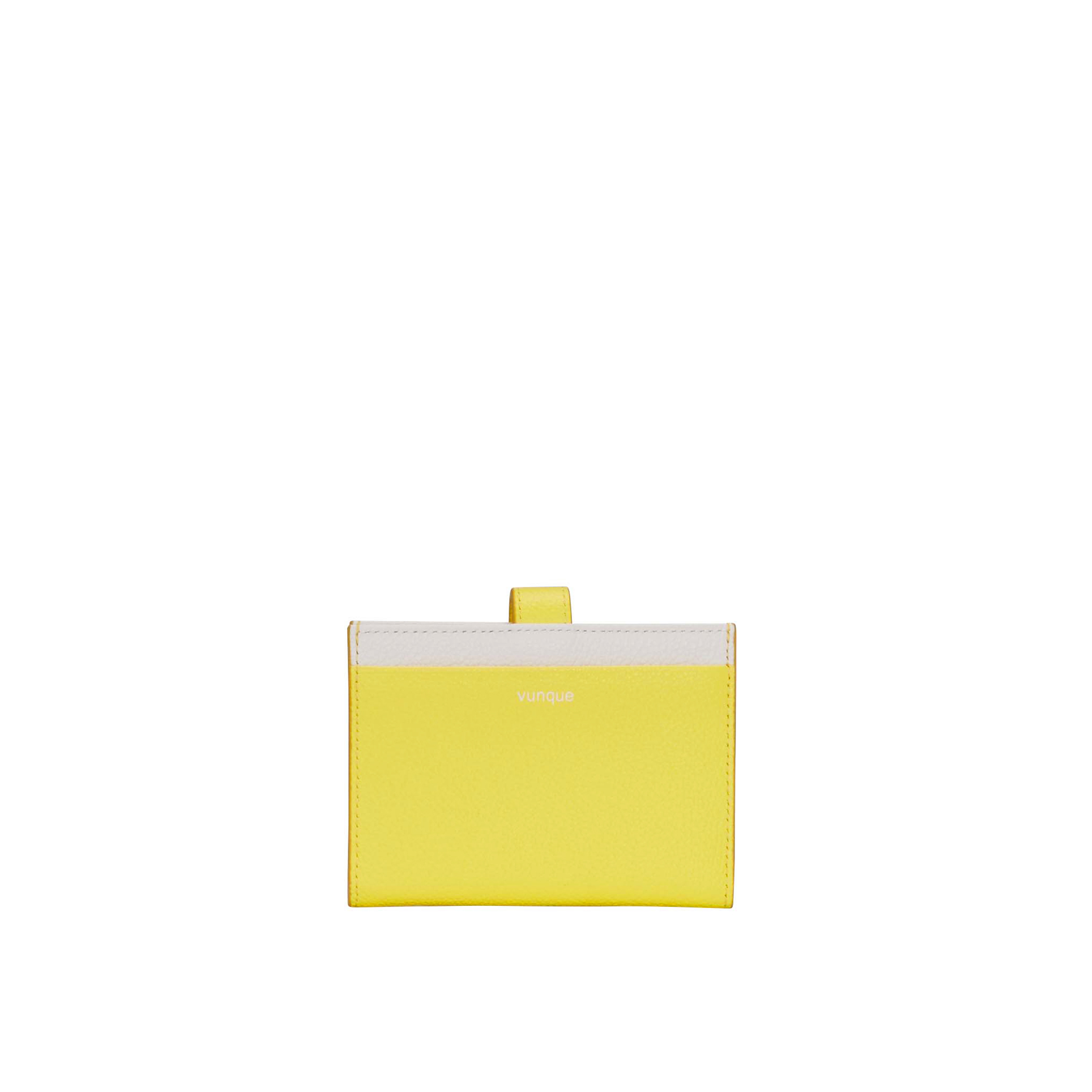 [아울렛] Magpie Colorblock Card Wallet (맥파이 컬러블록 카드지갑) Citrus Yellow